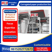 Corrugated paper production line