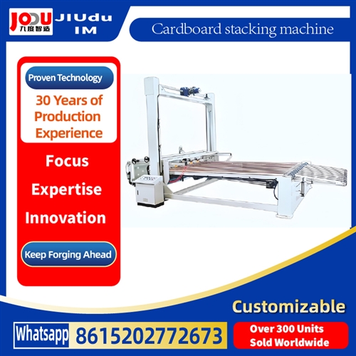 Cardboard stacking machine